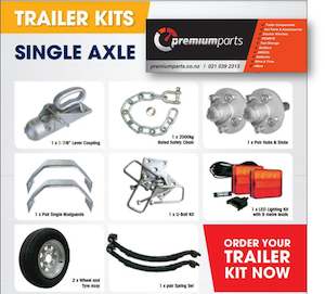 Cm Trailer Parts: CM Trailers Single Axle 1250kg Kit