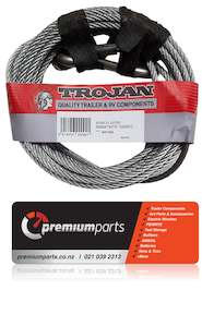Marine Cleaners Lubricants: Trojan Winch wire with 1000kg Capacity