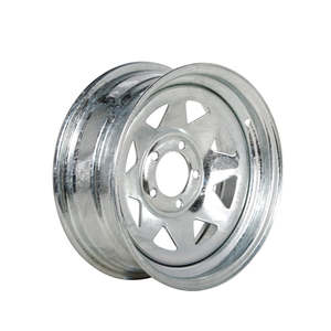 Wheels Tires: Rim 14x6" Galv Spoke 5x4.5" PCD 0 Offset