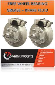 Braked Hubs Stubs Calipers: Brake Kit Hydraulic Disc 1750kg 5 x 4-1/2 Falcon