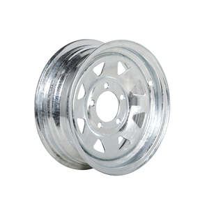 Wheels Tires: Rim 13x6" Galv Spoke 5x4.5" PCD 0ET