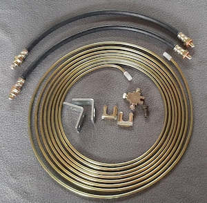 Braked Hubs Stubs Calipers: Hydraulic Brake Hose Kit + Tubing Bundy - Disc Brake