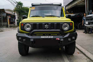 Bull Bars: Rocker 078-01SQ Low Loop Winch Bar for Suzuki Jimny 2019 on