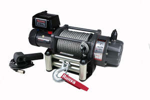 Vehicle Winches Recovery Equipment: EWB20000 Premium Winch 12V with Steel Cable