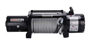 Vehicle Winches Recovery Equipment: Runva EWV12000 Ultimate Winch 24V with Steel Cable