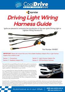 Led Driving Lights Light Bars: Ignite - Wiring Harness 12V 60A for Driving Lights and Light Bars
