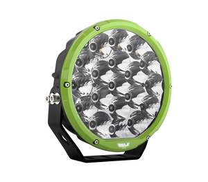 Led Driving Lights Light Bars: HULK 7" ROUND LED DRIVING LAMP SINGLE - GREEN