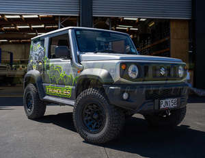 Snorkels: Trundles 3.5" Stainless Snorkel (Short Entry) to suit Suzuki Jimny 2018-Onwards