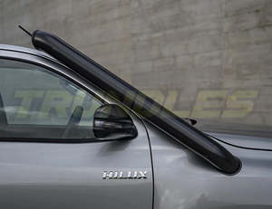 Snorkels: Trundles 4" Stainless Snorkel Short Entry to suit Toyota Hilux N80 2015-Onwards