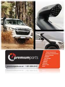 Snorkels: Isuzu D-Max/MU-X 4x4 Safari Snorkel 2020 Onwards