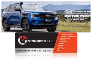 Snorkels: Ford Everest 4x4 Safari Snorkel 2022 Onwards