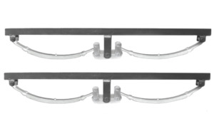 Trojan Double Eye Rocker Type - 2500kg or 3500kg - 50mm wide - Mounted on Bare A&hellip;