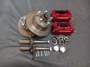 Hubs Stubs Kits 1: 1500kg NZ Made Braked Hubs & Stubs Kit - Twin stainless steel piston calipers!!