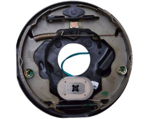 Trailer Brake Components: Trojan 10" Drum Backing Plate Assembly - Electric - Left