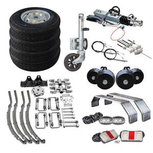 Trailer Kit 3500kg Knott Braked Tandem 14" Wheels