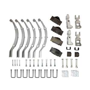 Suspension: Spring Set Tri-Axle 3500kg Zinctech Inc ubolts & plates to suit 50mm axle