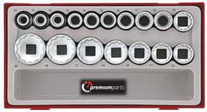 Clearance Items: TENG TOOL TRAYS SERIES TT1217 - 1/2" SOCKET SET 12 PT 17 PIECES