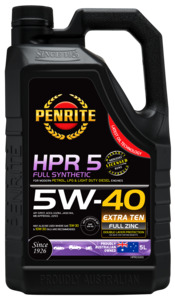 Penrite: PENRITE HPR 5 5W-40 (Full Synthetic)