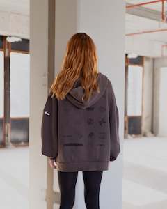 Hoodies: 1/4 Zip Heavyweight Pullover (Vintage Grey)