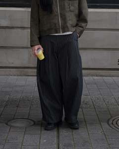 Winter 22: SHIBUYA Pleated Denim (Pinstripe)
