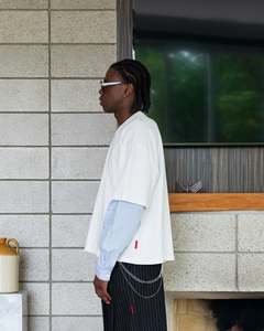 Winter 22: OXFORD Layered T-shirt (White)