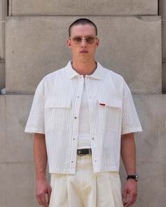VISION Button-Up Shirt (White)