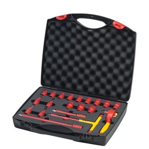 Products: Wiha Ratchet wrench set insulated 3/8” 21-pcs. incl. case