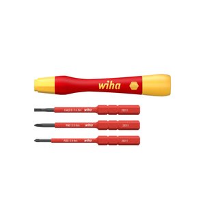Products: Wiha Fine screwdriver set PicoFinish® slimVario® electric 4-pcs. with slimBits