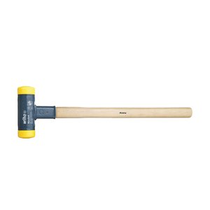 Products: Wiha Soft-faced hammer dead-blow with hickory wooden handle, round hammer face 30, 350 mm (02093)