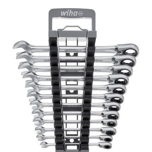 Products: Wiha Ring Ratchet Open-Ended Spanner set 12pcs. switchable in holder
