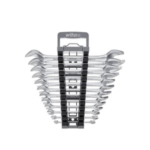 Products: Wiha Double Open-End Spanner Set 12pcs. in holder