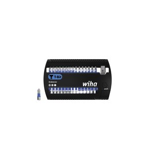 Wiha XLSelector T bit set, 25 mm Phillips, TORX®, hex 31-pcs. 1/4″ C6,3 (41830)