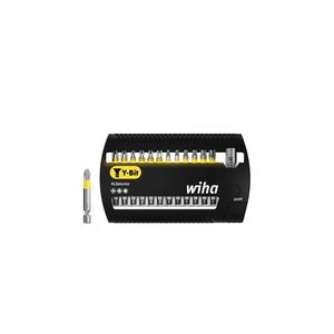 Wiha XLSelector Y bit set, 50 mm Phillips, Pozidriv, TORX®, 13-pcs., 1/4″ E6,3 (41834)