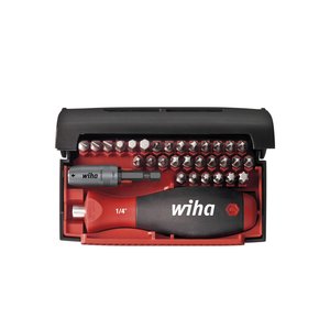 Wiha Bit set Collector Standard 25 mm assorted 32-pcs. 1/4″ C6,3 in box (34686)