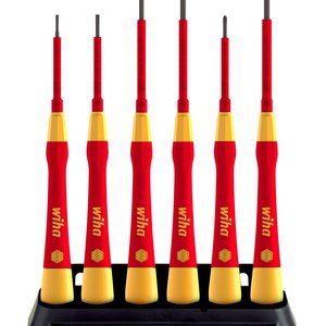 Wiha Fine screwdriver set PicoFinish® electric Slotted, Phillips, 7 pcs. incl. &hellip;