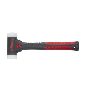 Wiha Soft-faced hammer FibreBuzz® dead-blow, very hard with replaceable hammer &hellip;
