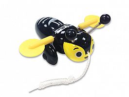 All Blacks 1: All Blacks Buzzy Bee Pull-Along Toy
