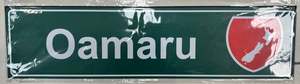 Penguins: Oamaru Metal Sign