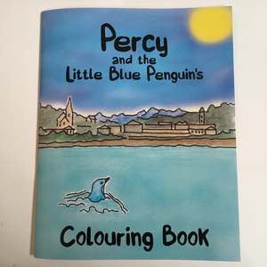 Percy the Little Blue Penguin Colouring Book by Dawn C R Brown - Kid's Book