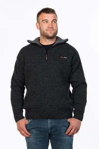MKM Tasman Mens Jumper - Coal