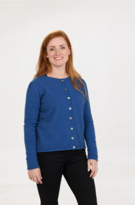 Adult Merino Top Collection: Paua Shell Cardigan by Native World   - Available in 2 Colours - to be discontinued