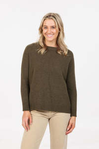 Adult Merino Top Collection: Native World - Merino Possum Lounge Sweater - to be discontinued