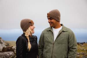 Adult Merino Beanie: Weka Hat - Ribbed Beanie - One Size by Wyld
