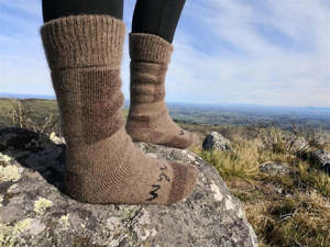 Adult Merino Socks: Possum Wool Boot Socks by Wyld