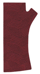 Crown & Feathers Textured Merino Wool Fingerless Gloves - Various colours