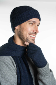 Plain Fingerless Merino Possum Gloves by Koru Knitwear - available in 8 colours