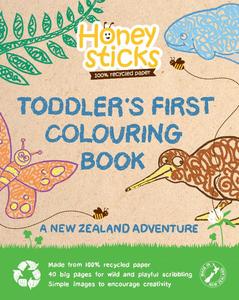Kids Collection: Toddler's First Colouring Book - A New Zealand Adventure by Honeysticks