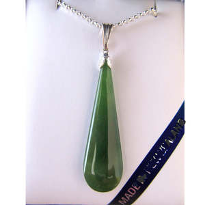 Greenstone Collection: Pounamu Pendant with Silver Chain Several Sizes & Designs