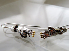 Jewellery Collection: N.Z. Kowhai Earrings - Sterling Silver
