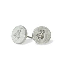 Jewellery Collection: Kowhai Flower Silver Earrings - Keke Silver